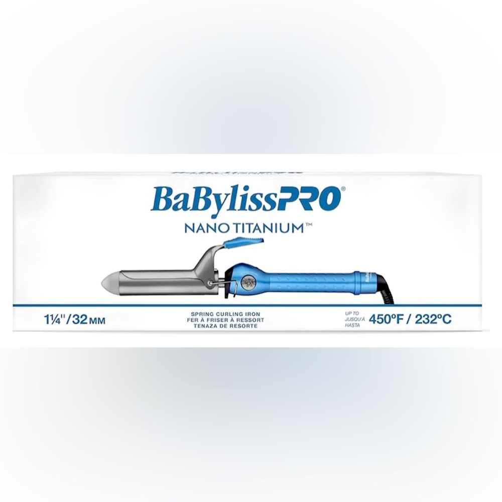 BaByliss Pro Nano Titanium Hair Curling Iron (1&1/4" barrel)